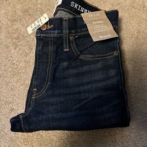 Madewell skinny jeans (29x30) NWT